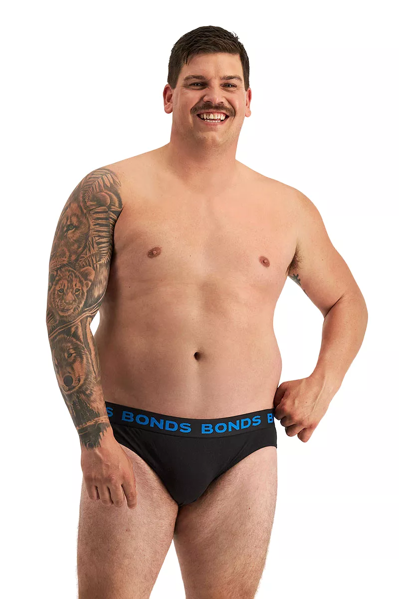 10 x Pairs Bonds Mens Hipster Brief Underwear Assorted 06K Pack