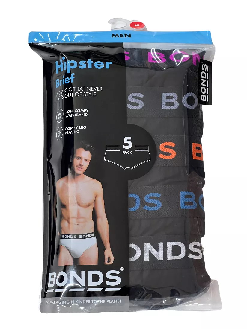 15 X Pairs Bonds Mens Hipster Brief Underwear Assorted 06K Pack