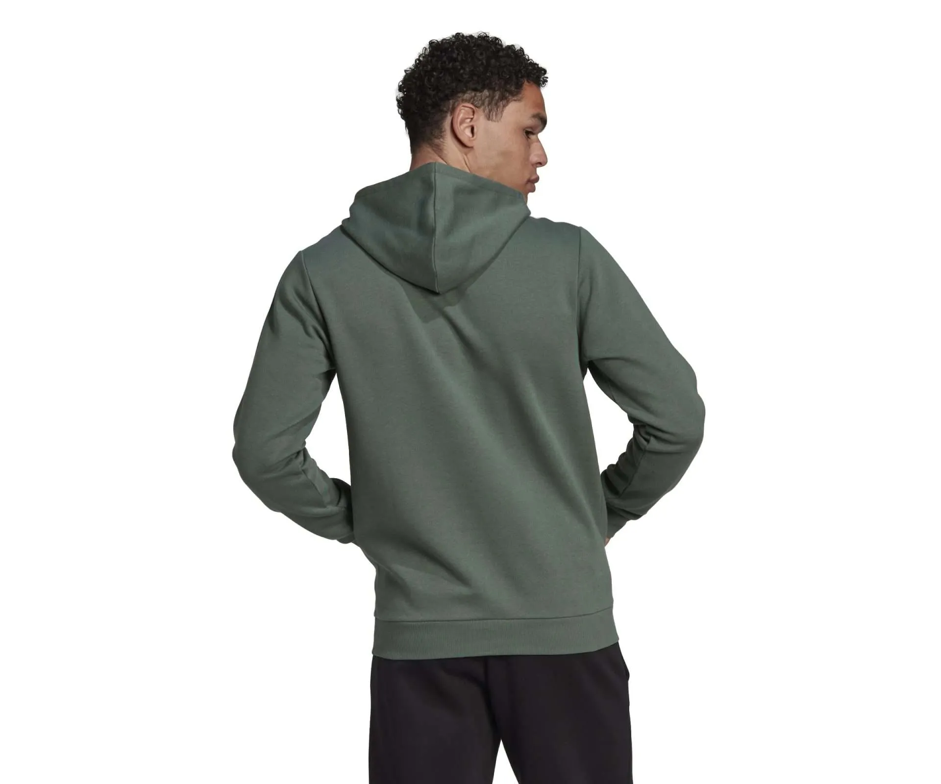 adidas Men’s Essentials Fleece 3 Stripes Logo Hoodie