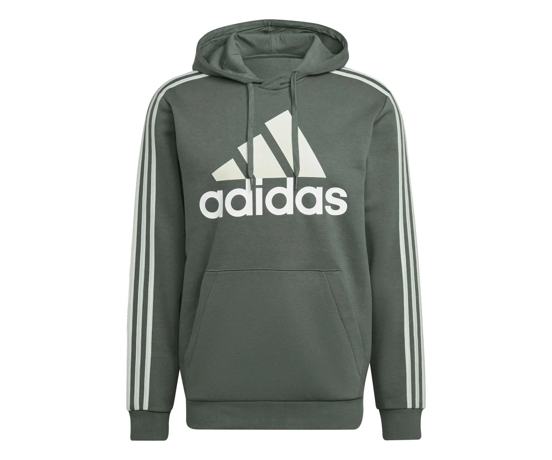 adidas Men’s Essentials Fleece 3 Stripes Logo Hoodie