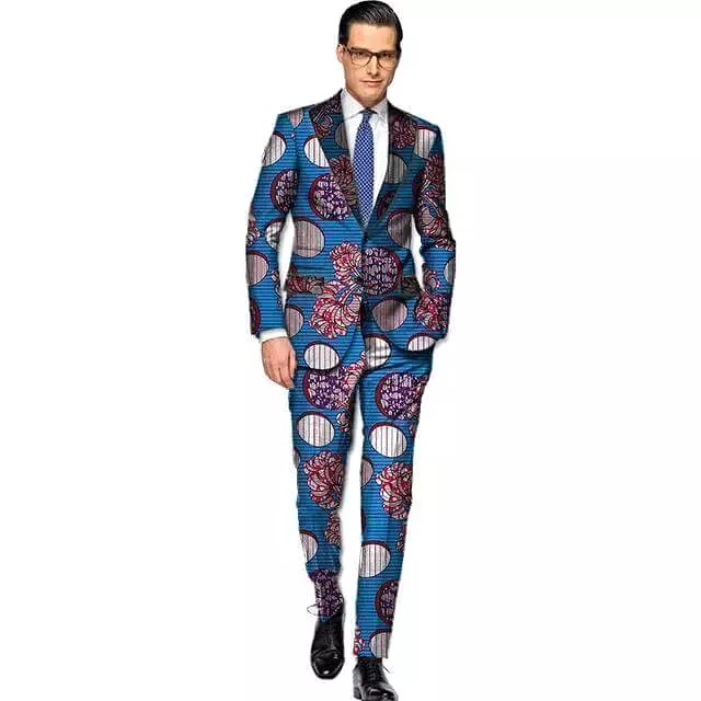 African Print Two Piece Suit