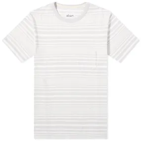 Albam Archive Stripe T-ShirtWhite & Lilac