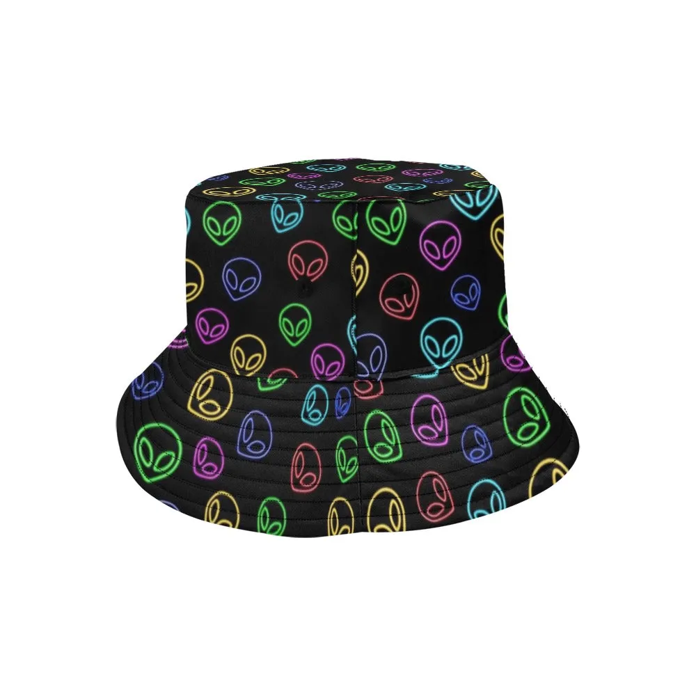 Alien Outline Bucket Hat