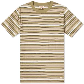 Armor-Lux Multi Stripe T-ShirtFern, Flax, Navire & Nature