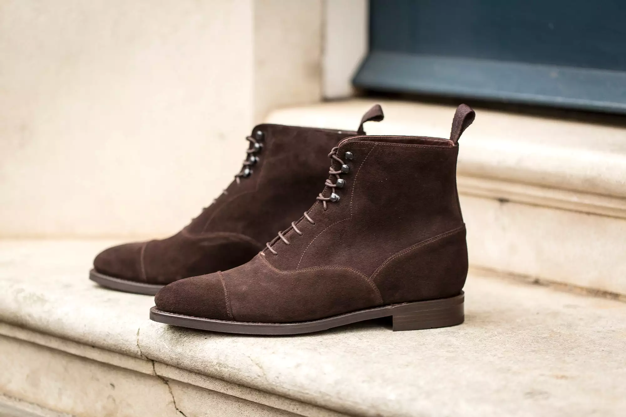 Ashworth - MTO - Dark Brown Suede - TMG Last - City Rubber Sole