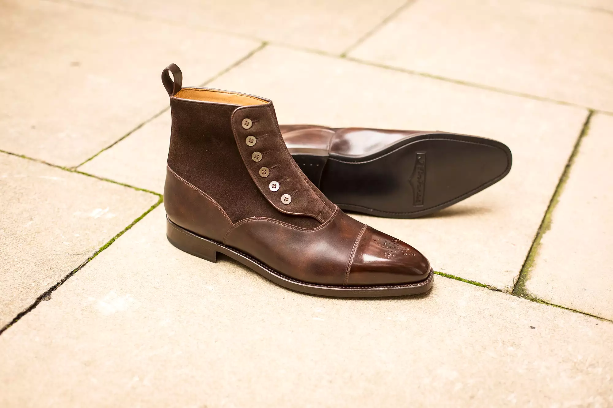 Bagley - MTO - Dark Brown Museum Calf / Dark Brown Suede - LPB Last - Double Leather Sole