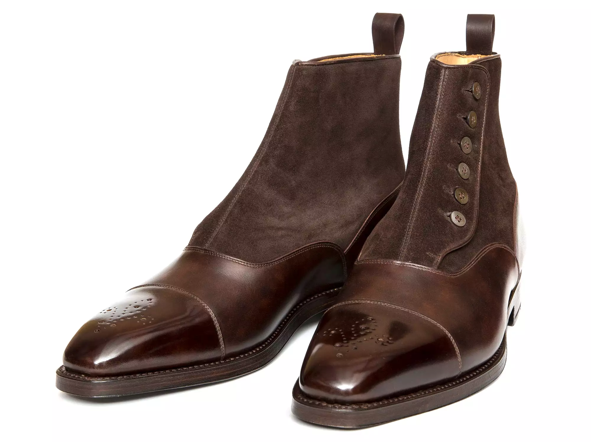 Bagley - MTO - Dark Brown Museum Calf / Dark Brown Suede - LPB Last - Double Leather Sole