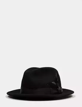 Bailey Blixen Widebrim Fedora Hat - Black