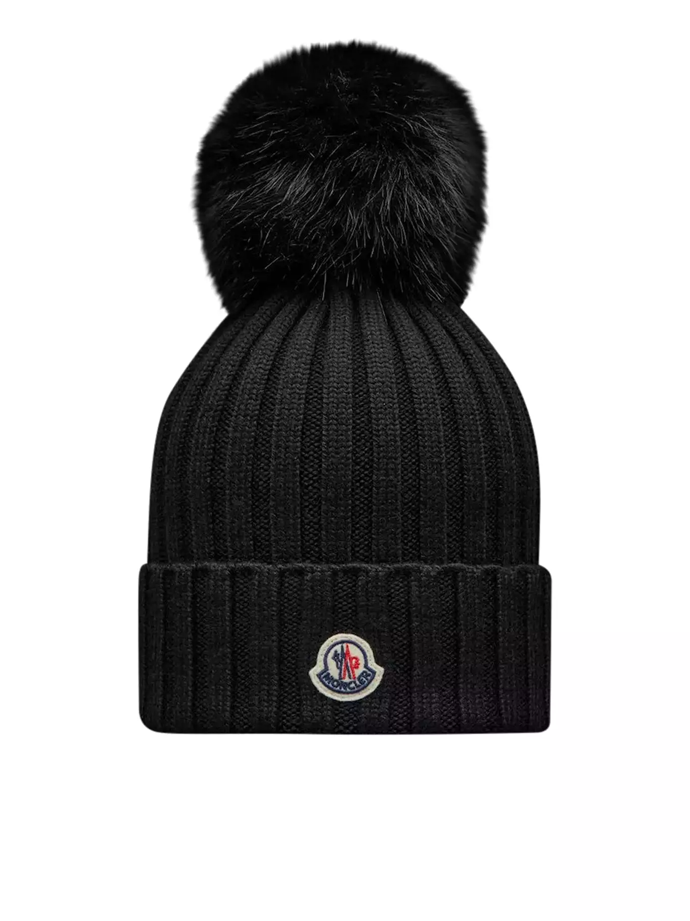 Beanie with pom poms