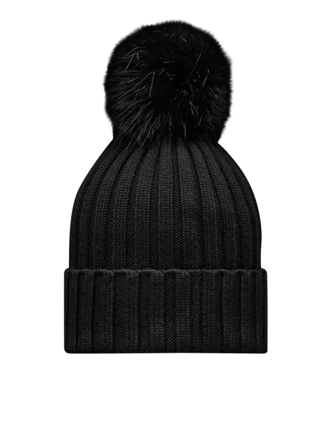 Beanie with pom poms