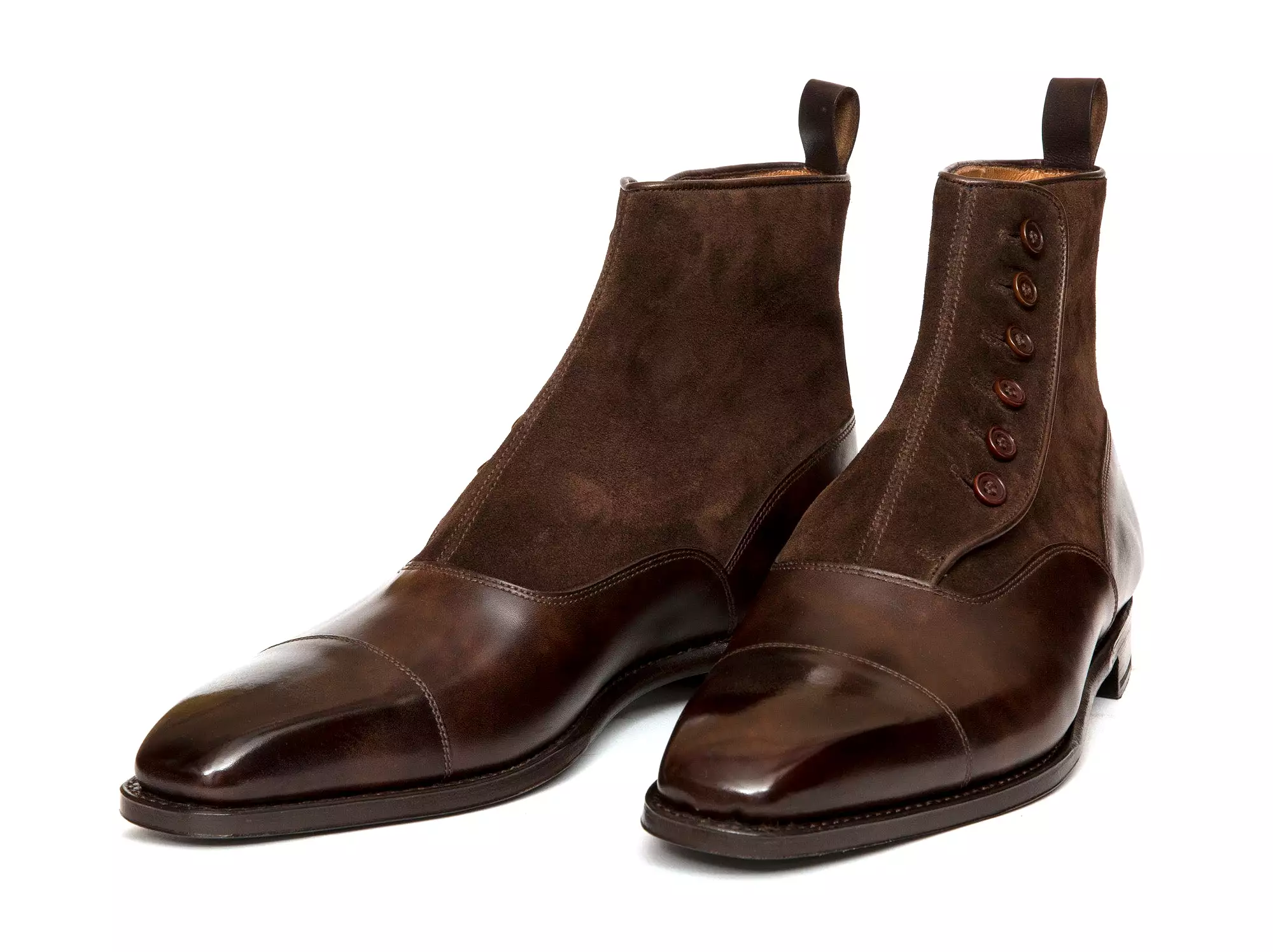 Bellevue - MTO - Dark Brown Museum Calf / Dark Brown Suede - MGF Last - Single Leather Sole