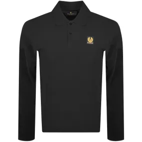 Belstaff Logo Slim Fit Polo T Shirt Black