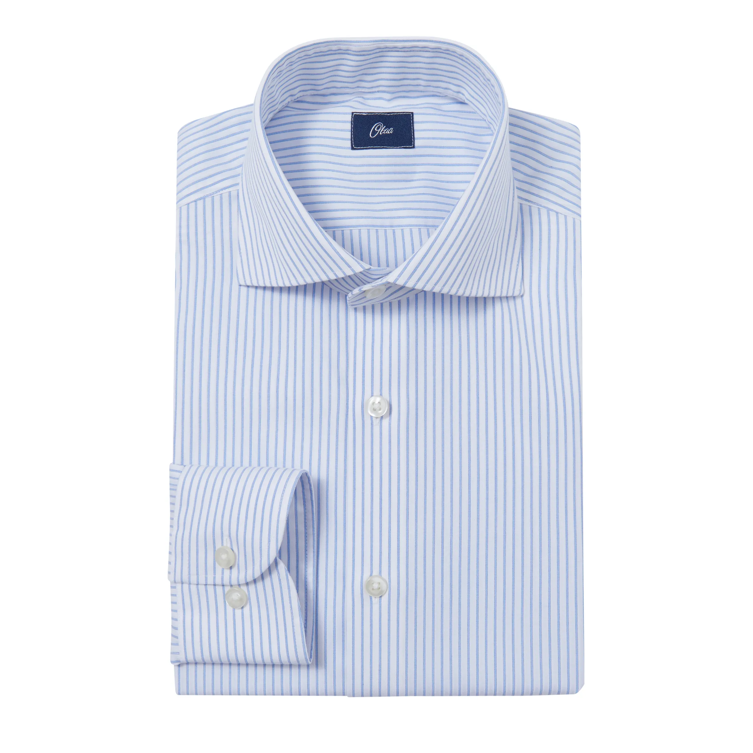 Bradford Blue Stripe Lucious Non-Iron Shirt