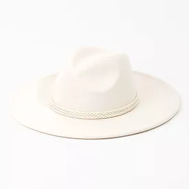 Braided Rope Strap Fedora Hat