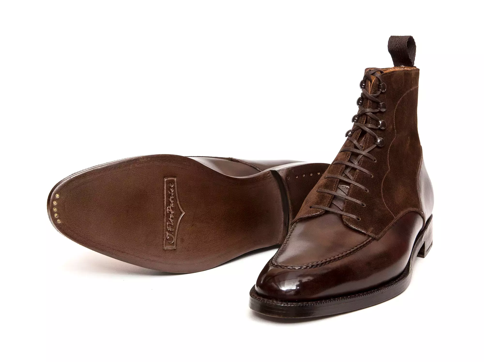 Bremerton - MTO - Dark Brown Museum Calf / Dark Brown Suede - TMG Last - Double Leather Sole