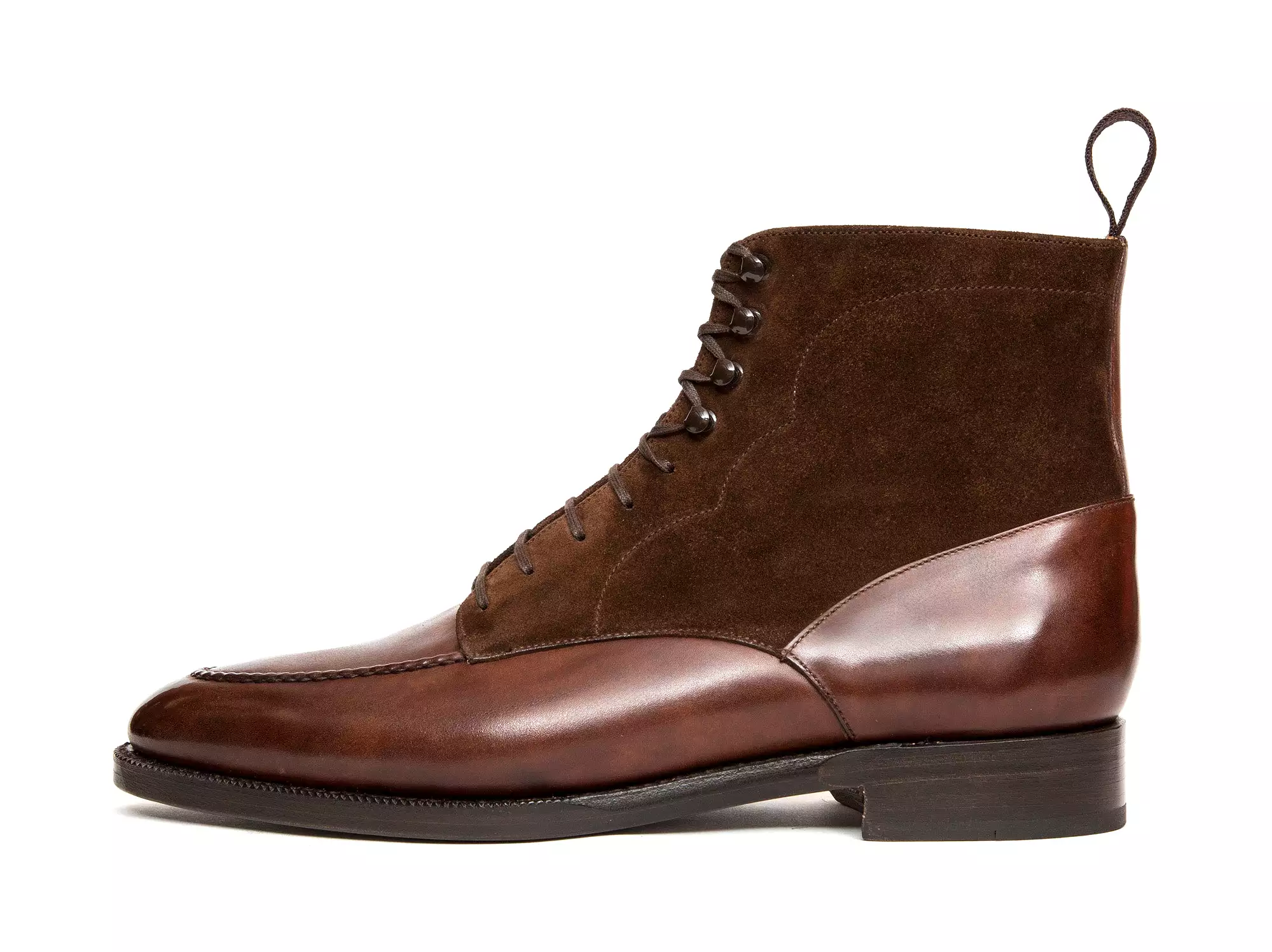 Bremerton - MTO - Walnut Museum Calf / Dark Brown Suede - TMG Last - Double Leather Sole