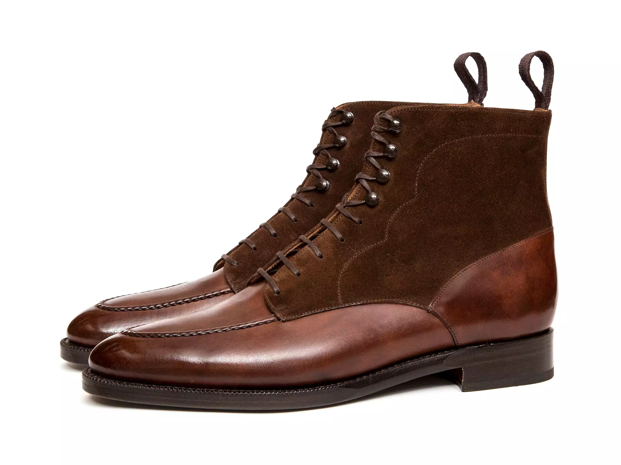 Bremerton - MTO - Walnut Museum Calf / Dark Brown Suede - TMG Last - Double Leather Sole