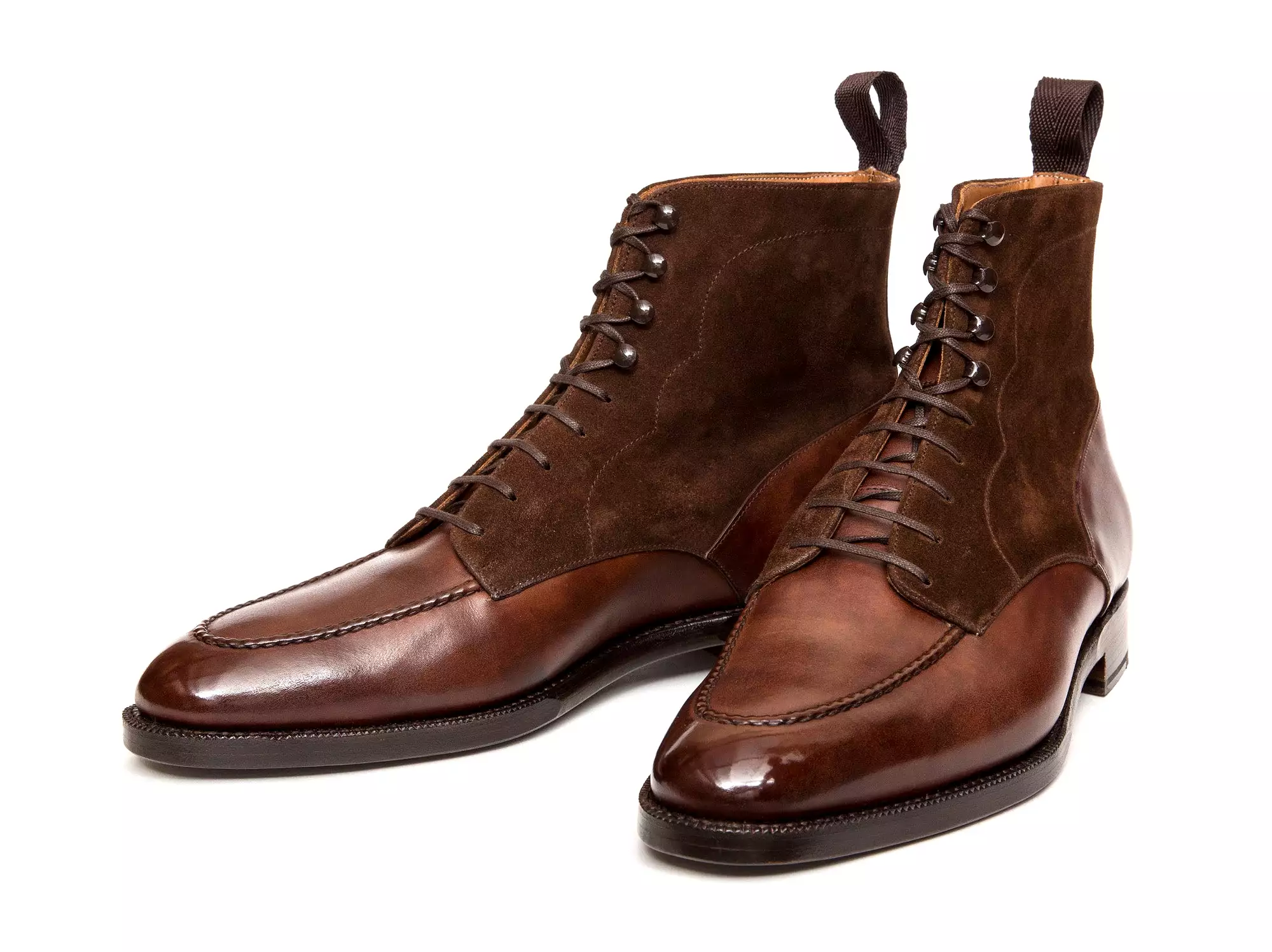 Bremerton - MTO - Walnut Museum Calf / Dark Brown Suede - TMG Last - Double Leather Sole