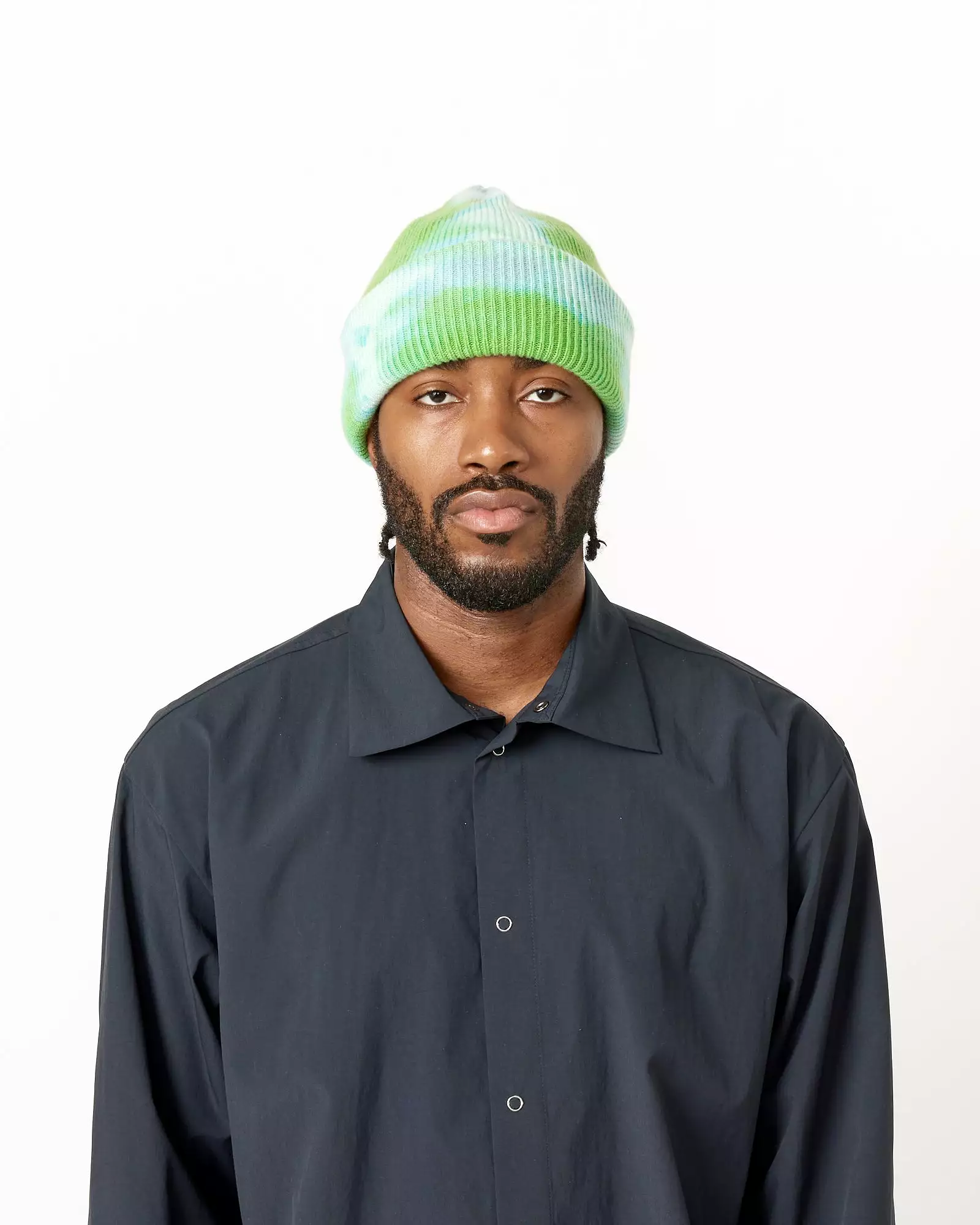 Cashmere Beanie in Tie Dye