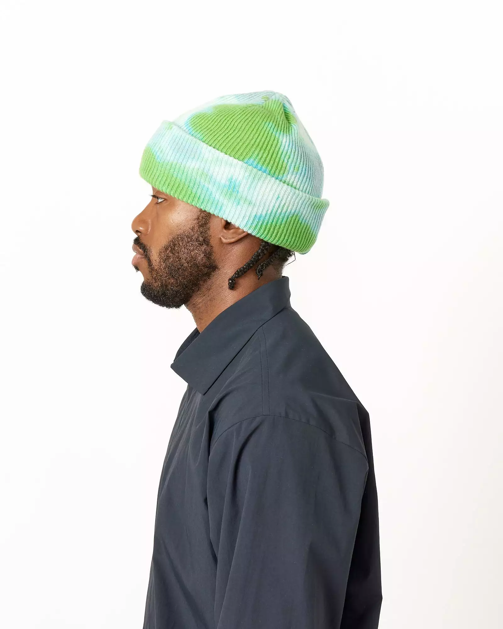 Cashmere Beanie in Tie Dye