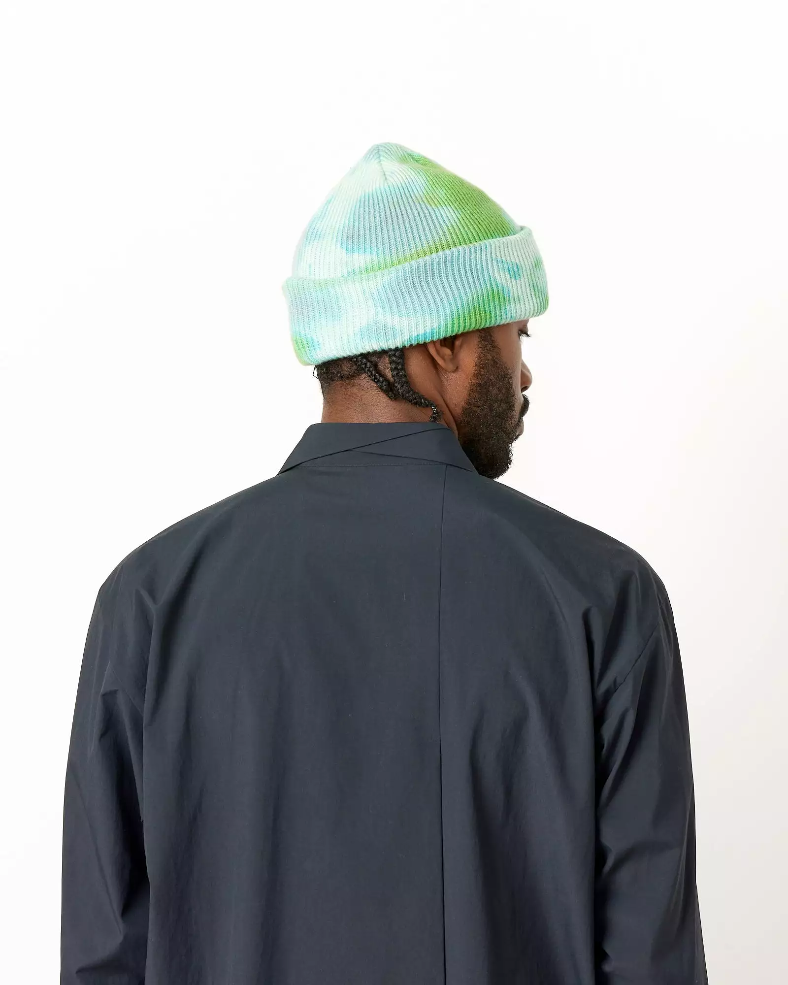 Cashmere Beanie in Tie Dye