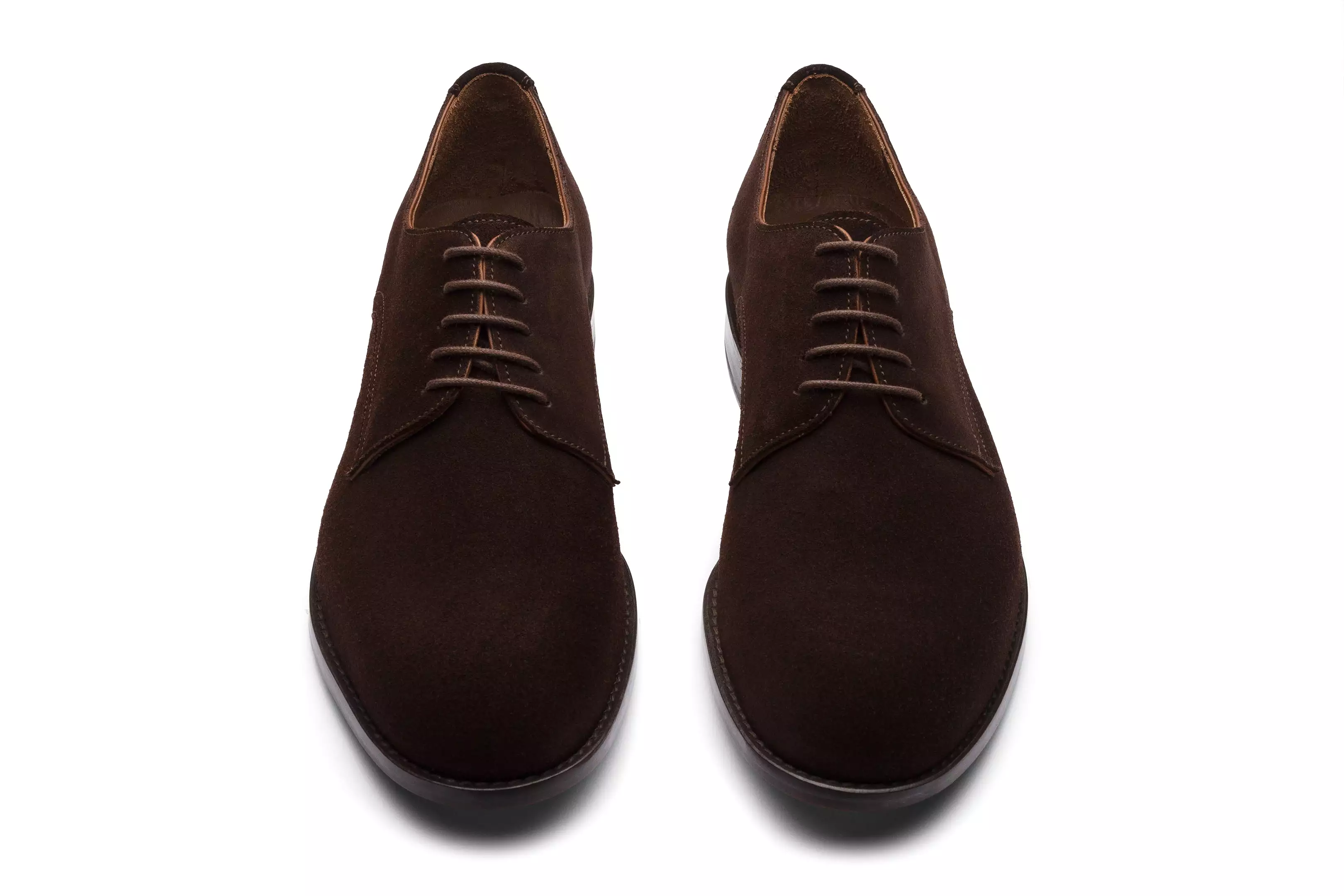 Casual Derby - Dark Brown Suede