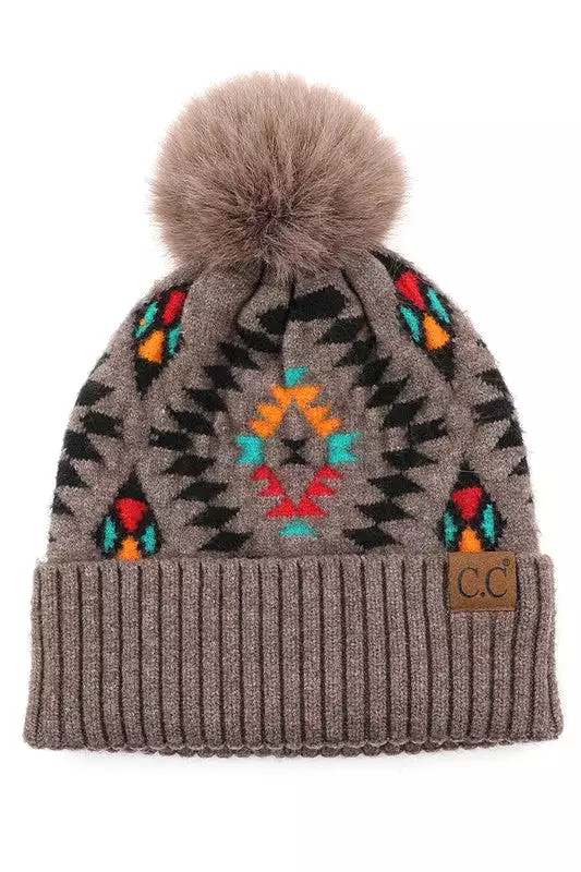 C.C. AZTEC BEANIE