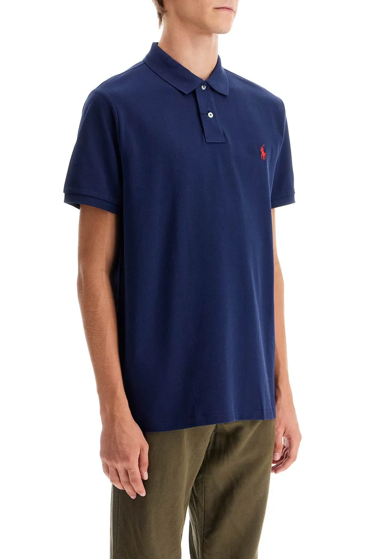 custom slim fit short sleeve polo shirt