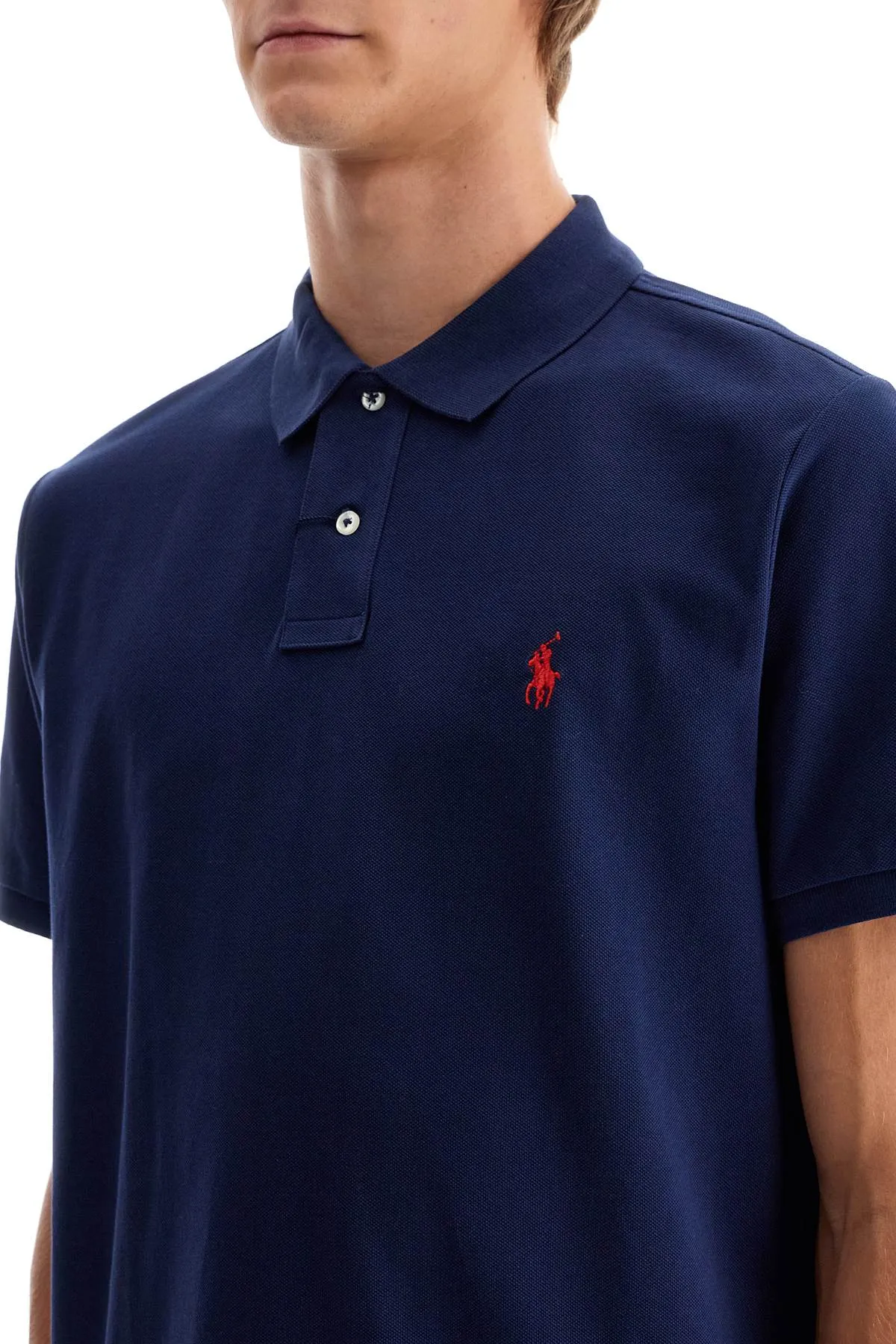 custom slim fit short sleeve polo shirt