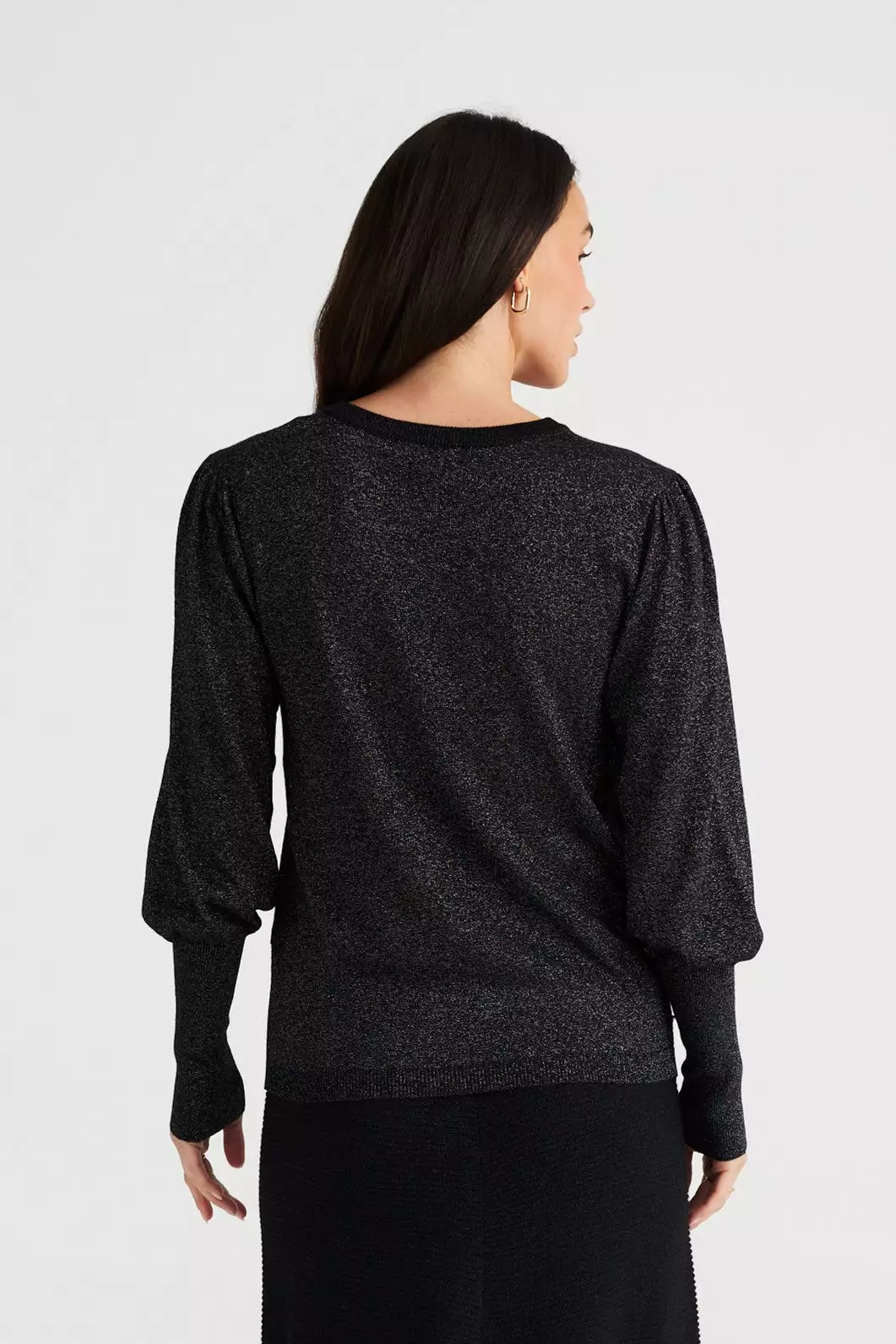 Domenica Knit - Black With Sparkle