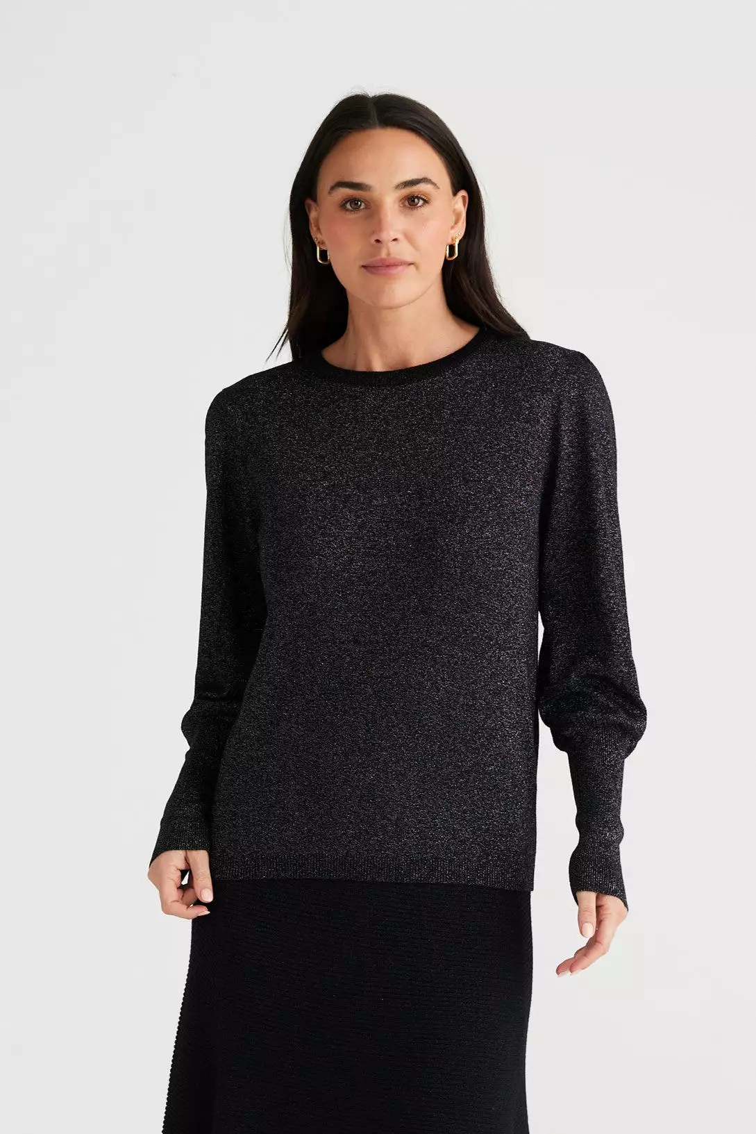 Domenica Knit - Black With Sparkle