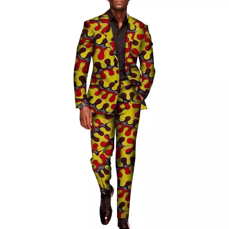 Elegant African Two Piece Suit