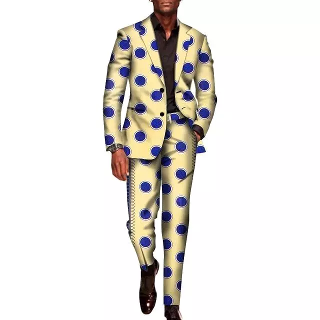 Elegant African Two Piece Suit