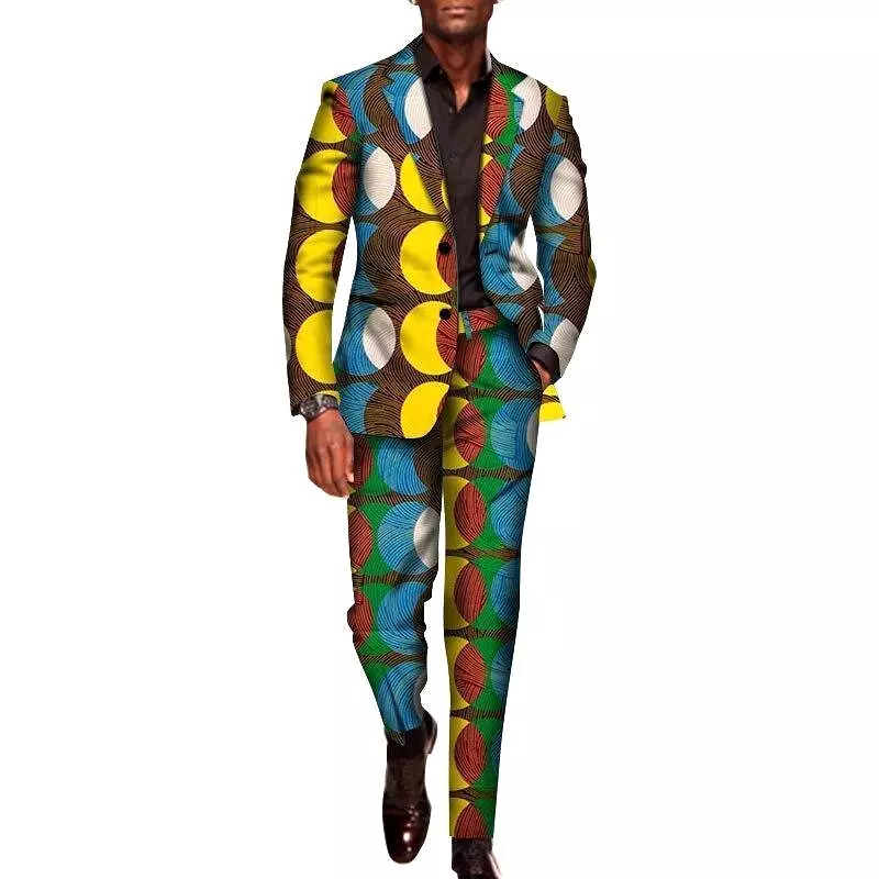 Elegant African Two Piece Suit