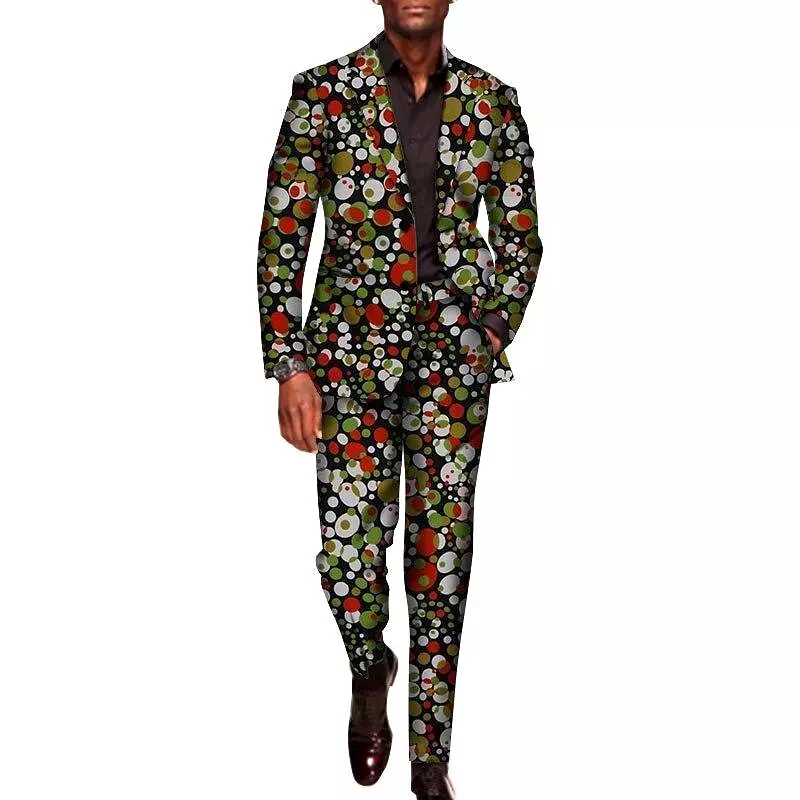 Elegant African Two Piece Suit