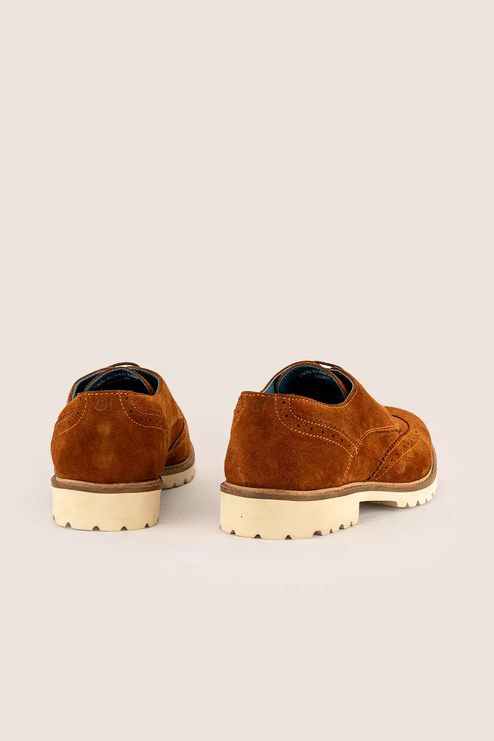 Eli Brown Suede Wide Fit