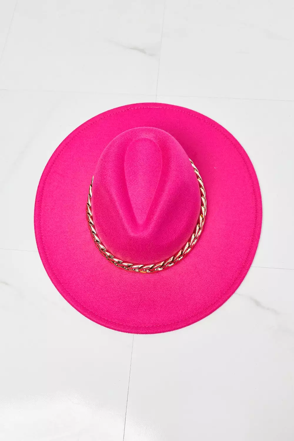 Fame Keep Your Promise Fedora Hat in Pink