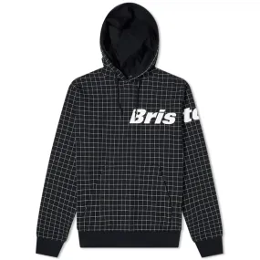 F.C. Real Bristol Relaxed Fit HoodieBlack Grid