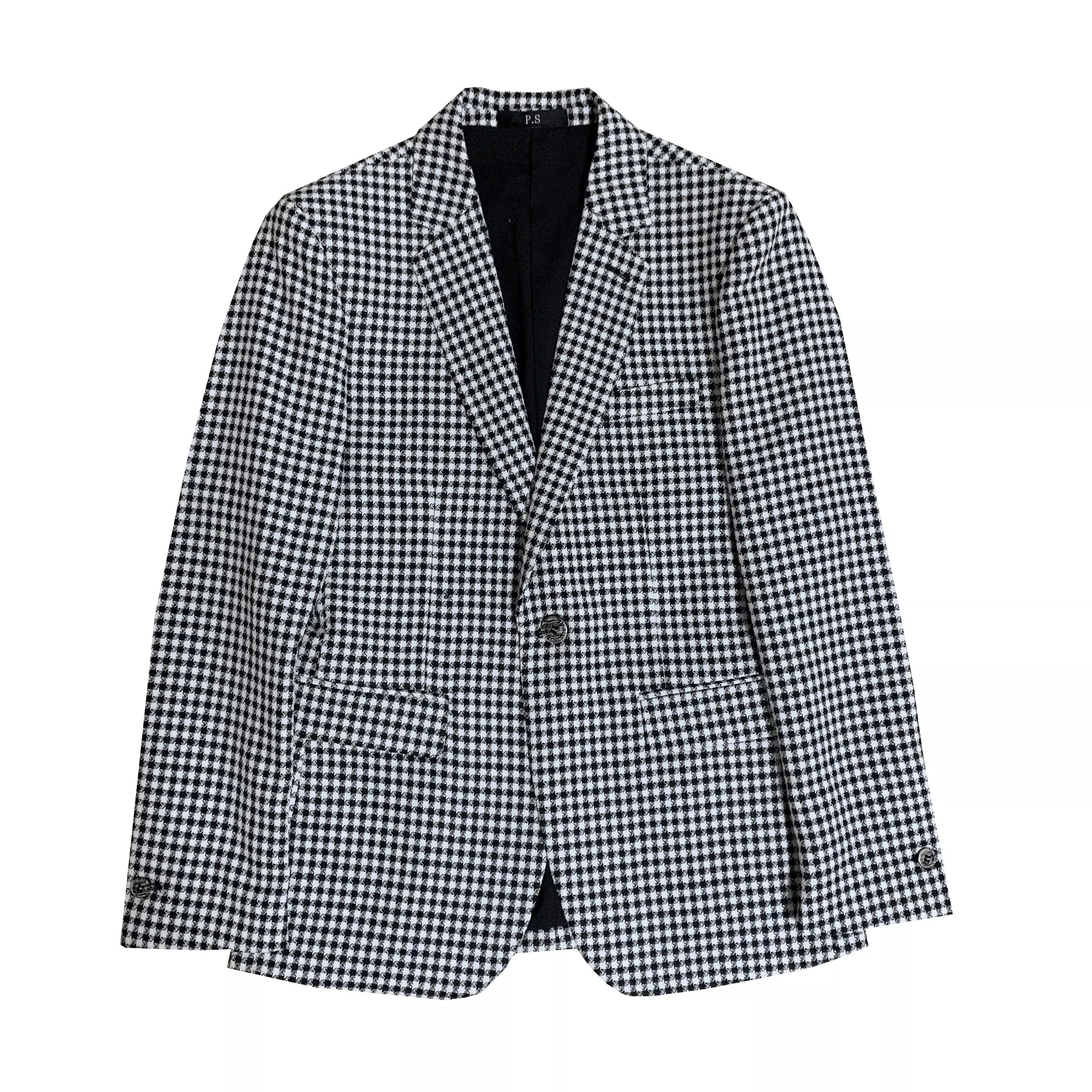 Federico Houndstooth Prom Suit