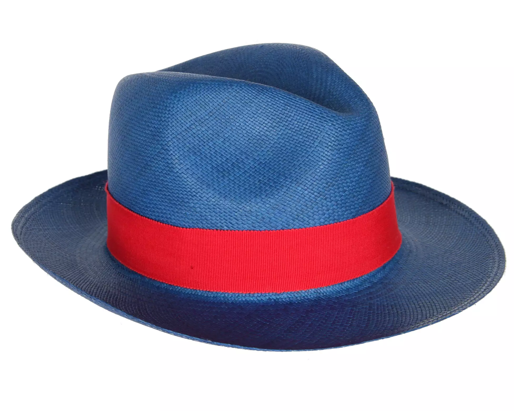 Fedora Hat, Blue/Red