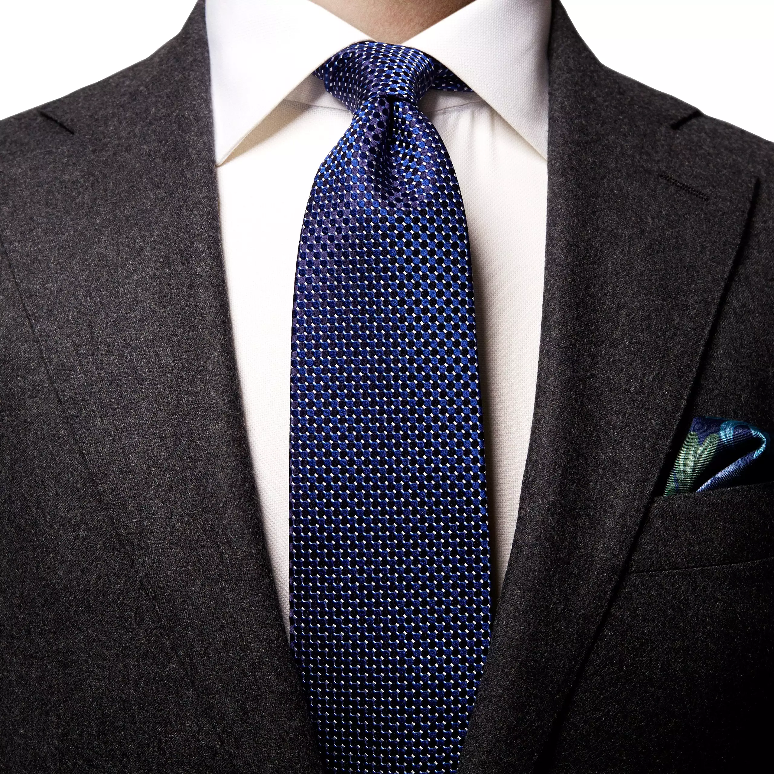 Geometric Silk Tie