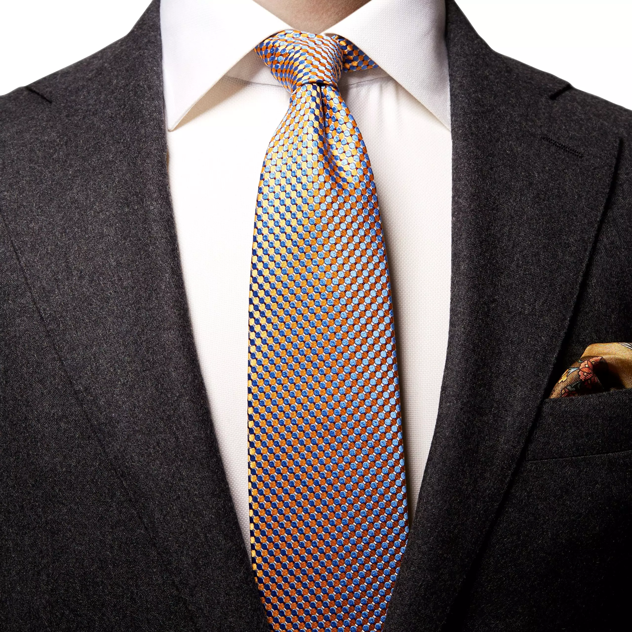 Geometric Silk Tie