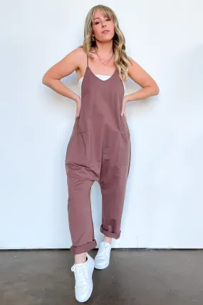 Hot Shot V-Neck Relaxed Jumpsuit