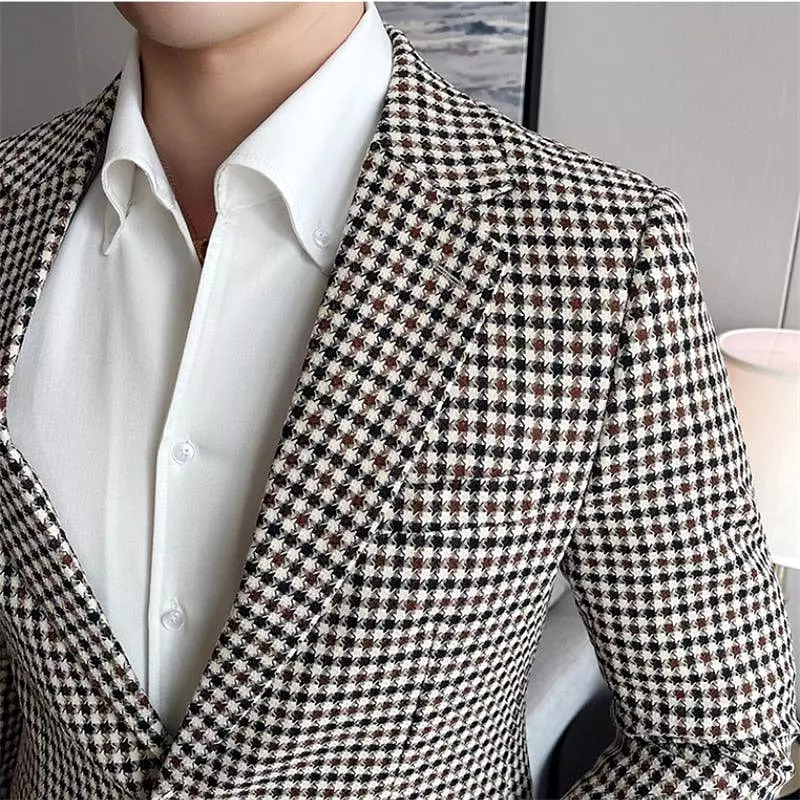 Houndstooth Prom Suit