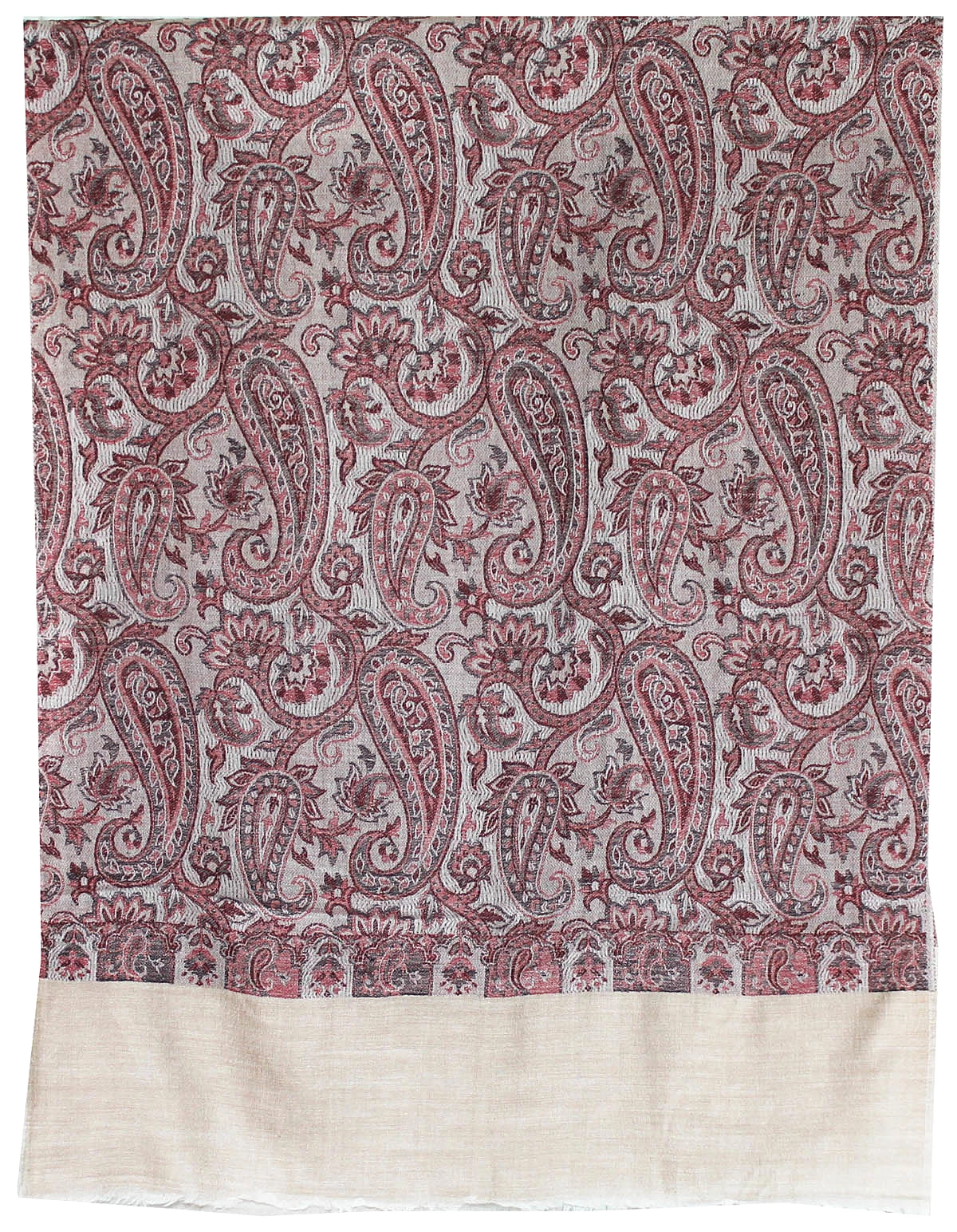 Indian Womens Shawls Paisley Wool Scarf Fashion Gift (80 x 28 inches)