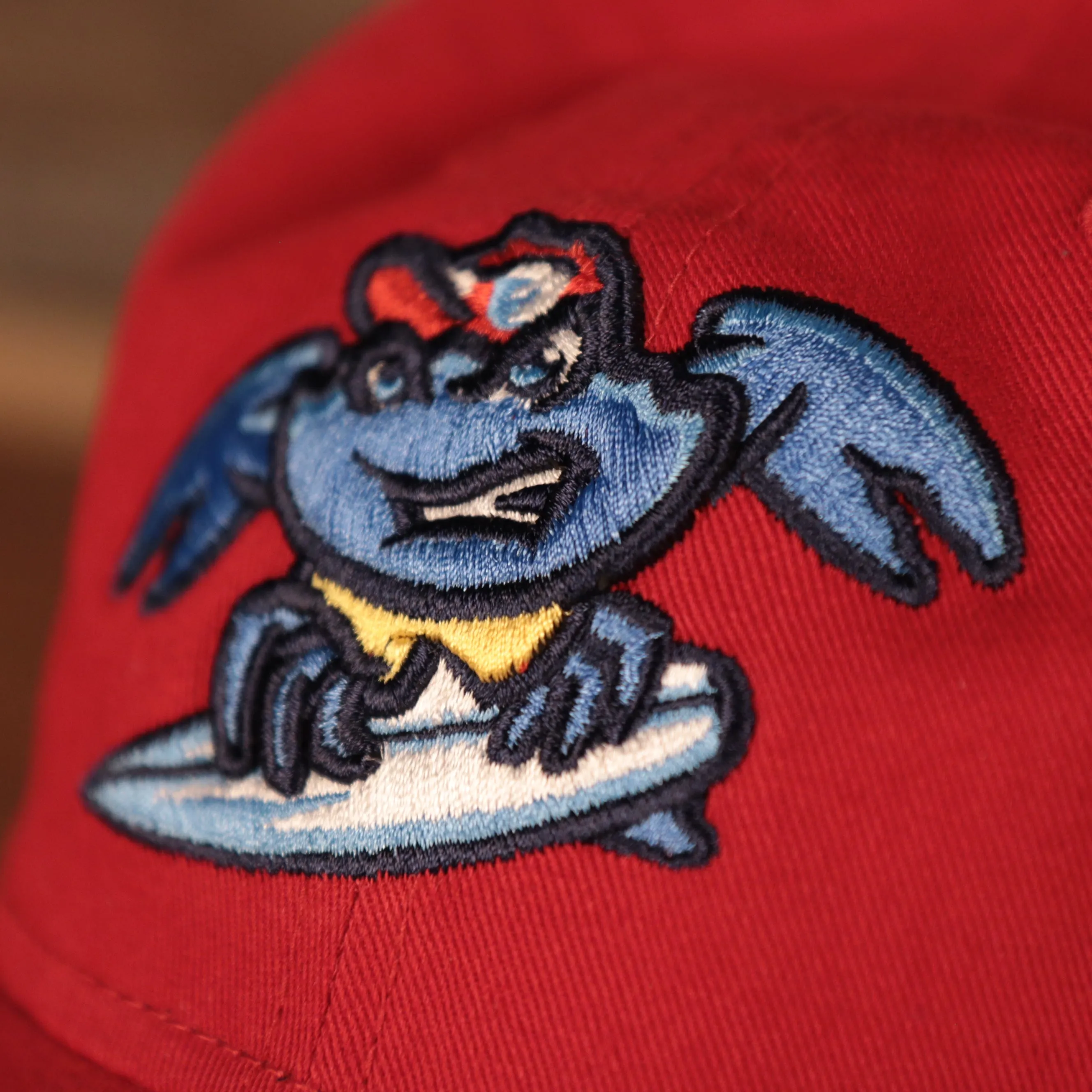 Jersey Shore BlueClaws 9Twenty Dad Hat | Lakewood Blue Claws Hat | New Era, Red