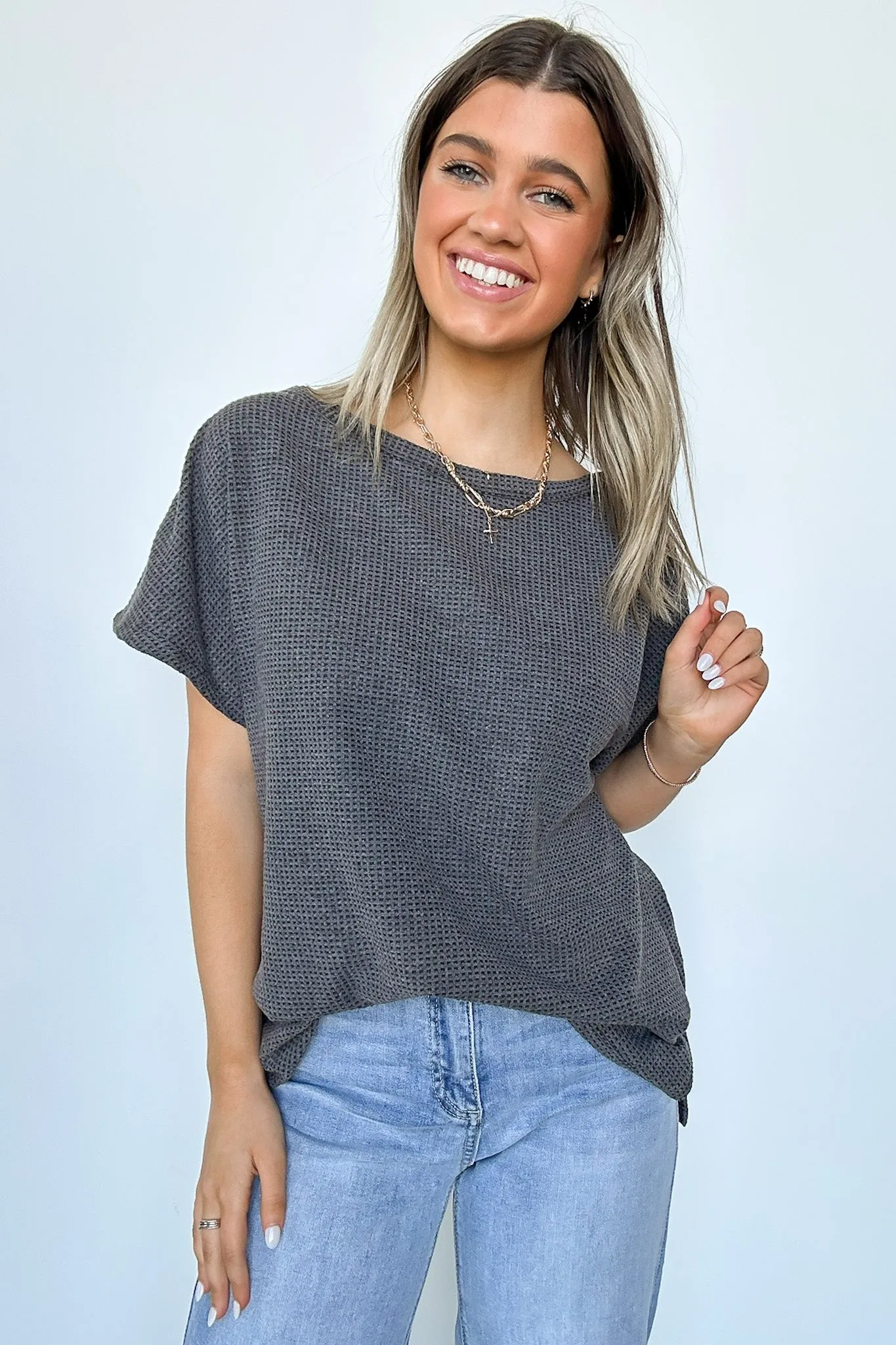 Kailah Dolman Sleeve Relaxed Top