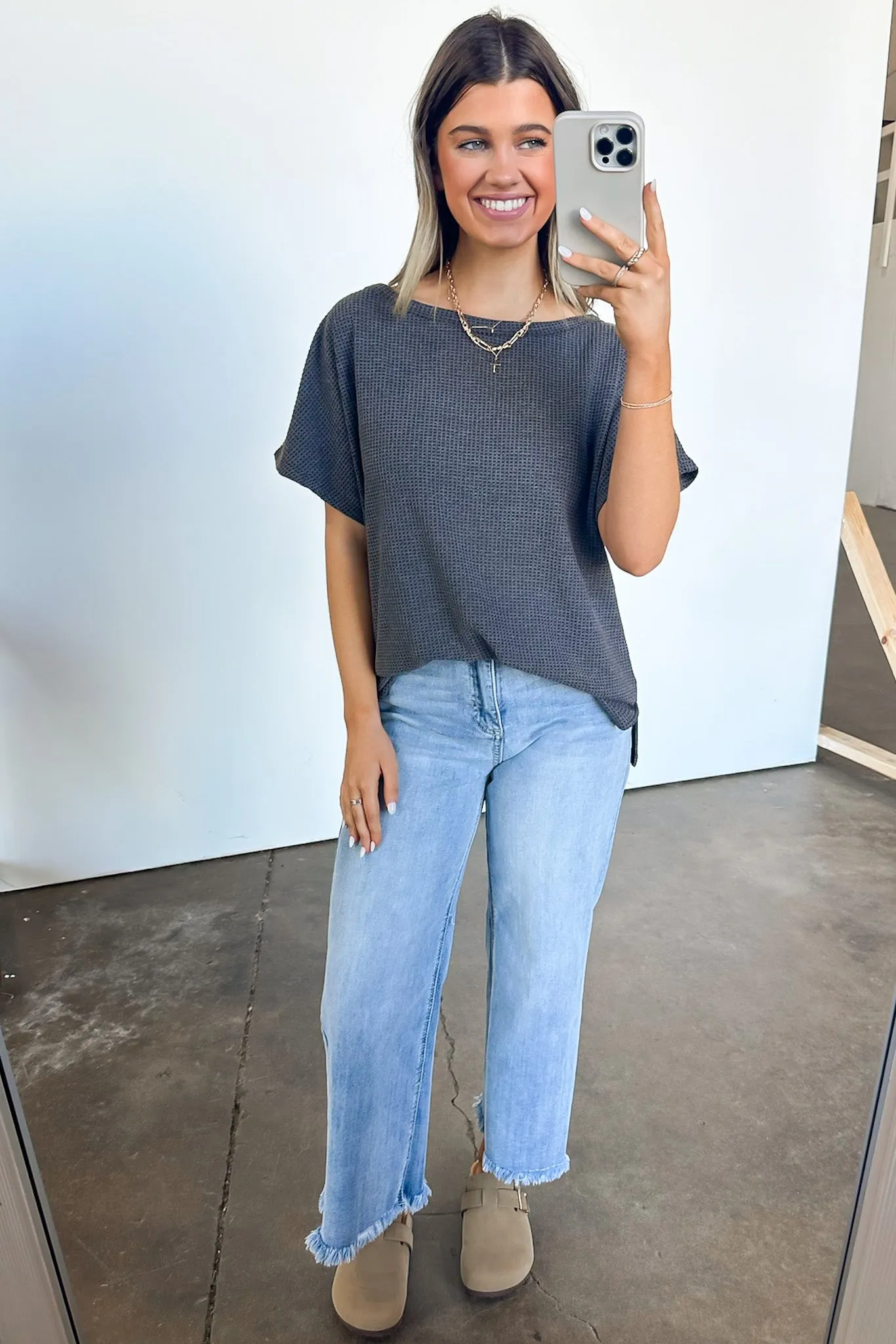 Kailah Dolman Sleeve Relaxed Top