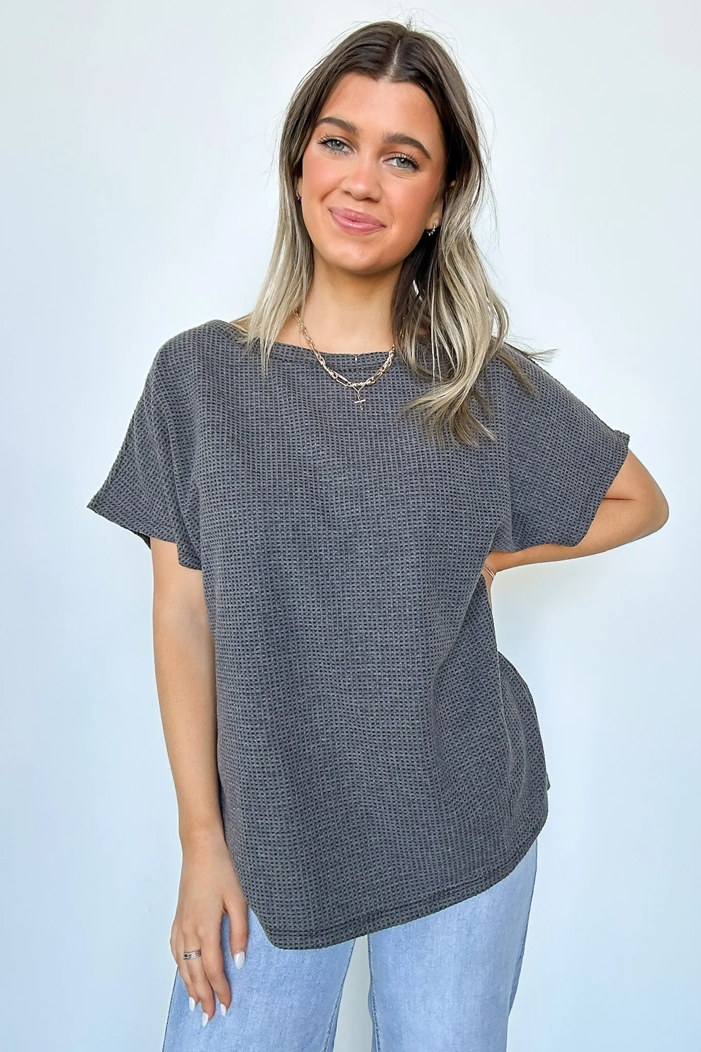 Kailah Dolman Sleeve Relaxed Top