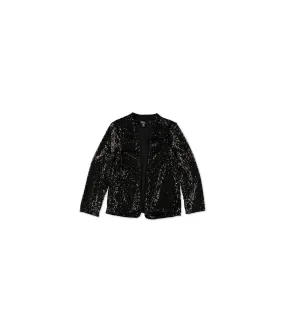 Kensie Womens Sequins Bolero Jacket